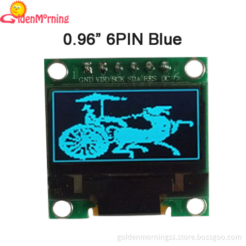 0.96" OLED Display SPI IIC interface 128*64px